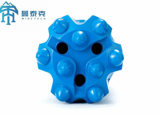 T38 Thread Button Bit 76mm, High Frequency Welded Tungsten Carbide