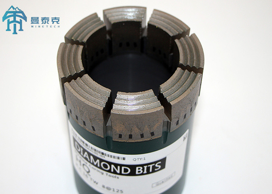 PQ Size 122mm Diameter Core Drill Bits with 65Mn Material for Hard Rock Mining