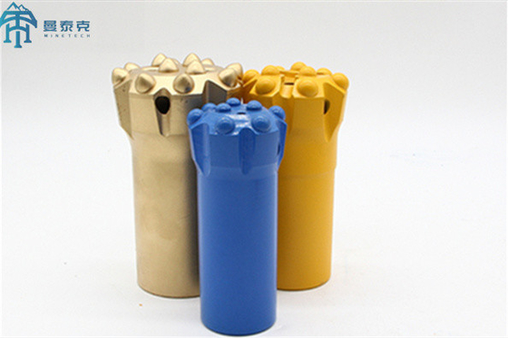 Drifting And Tunnelling Tool Thread Button Bit Diameter 45mm R32