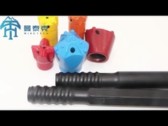 Carbon Steel Hard Rock Thread Drill Rod Round / Hexagonal