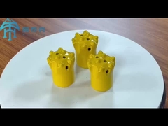 11° 38mm 7 Buttons Tapered Button Bit For Hard Rock Granite Drilling