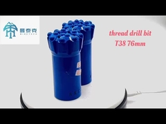 64mm T38 Underground Mining Thread Button Bit 