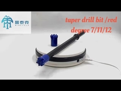 Hexagonal Drill Extension Rod , H22 11 Degree Rock Drill Rod Steel 